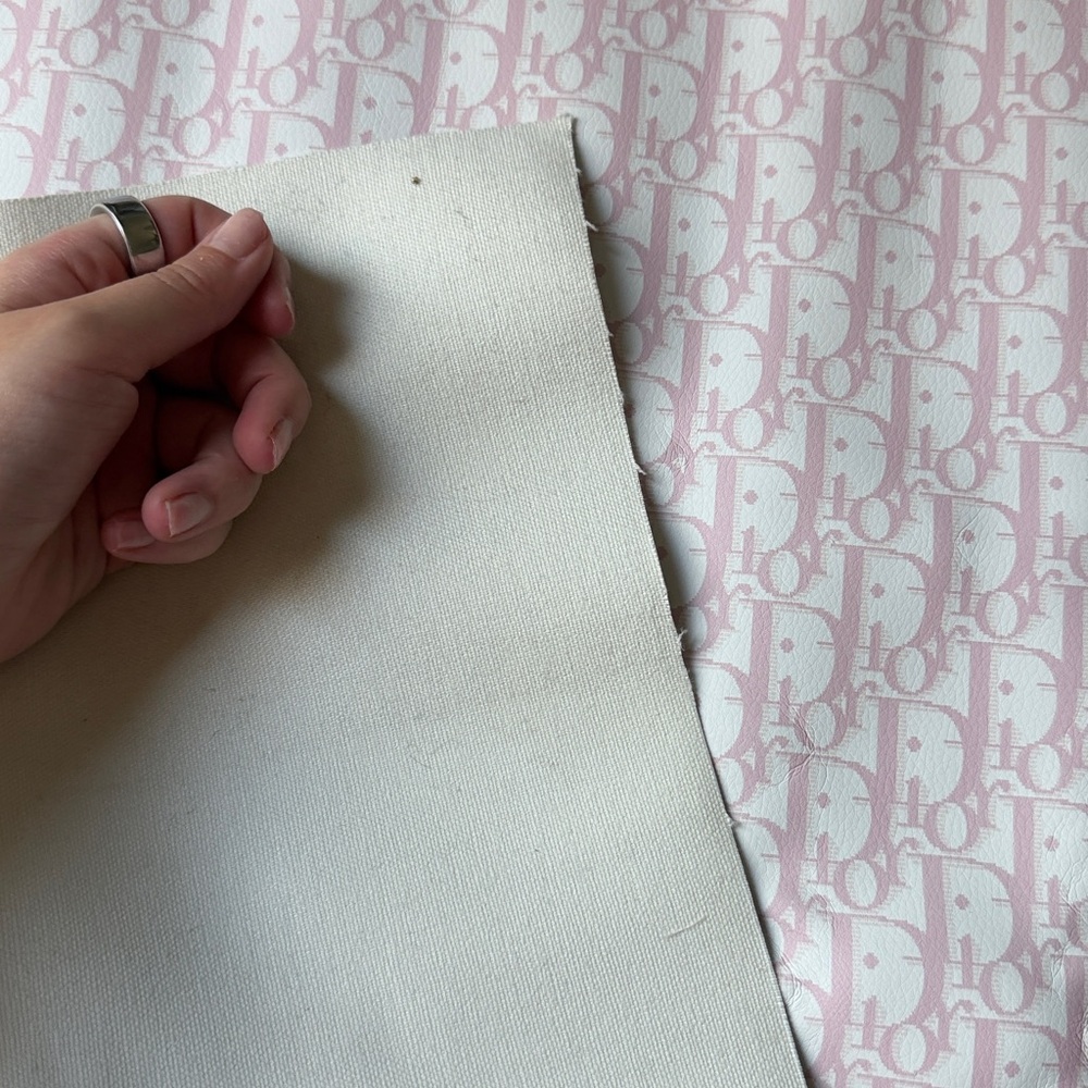 Pink Patterned Fabric - Picture 2 of 2
